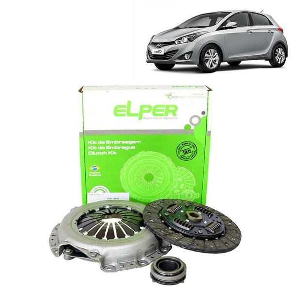 Imagem de Kit Embreagem Completo Elper Hyundai Hb20 1.6 2012 a 2021