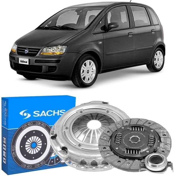 Imagem de Kit Embreagem Fiat Idea 1.4 2006 a 2016 Sachs