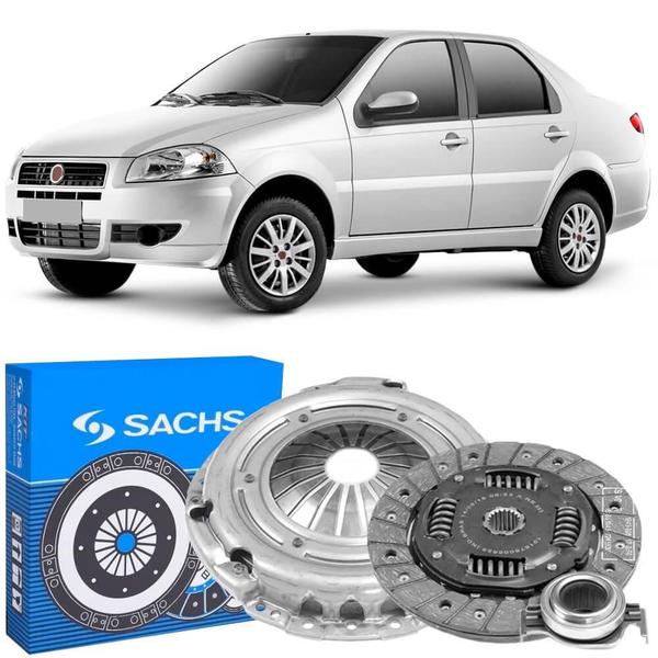 Imagem de Kit Embreagem Fiat Siena 2001 a 2016 Sachs