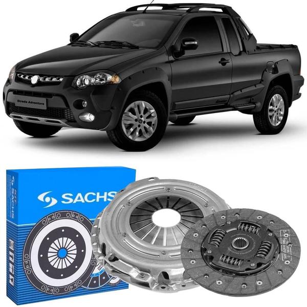 Imagem de Kit Embreagem Fiat Strada 1.8 2003 a 2017 Sachs