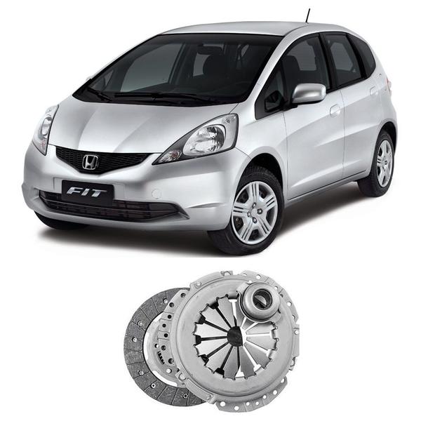 Imagem de Kit Embreagem Honda City 1.5 16v Fit 1.4/1.5 16v 2009 em Diante I-vtec Sachs