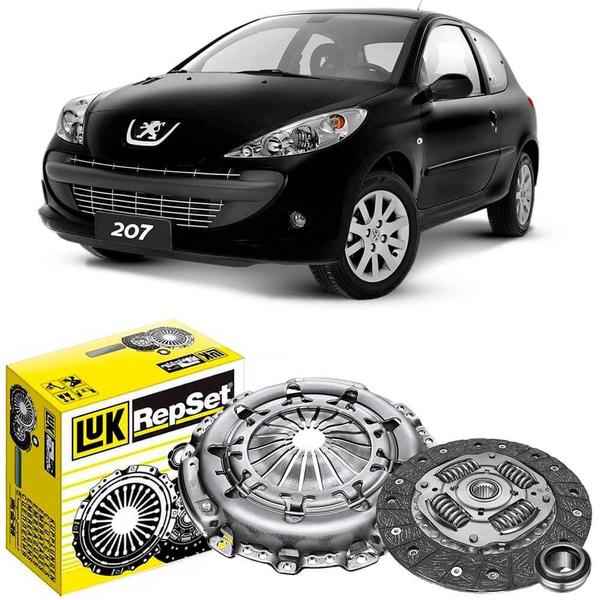 Imagem de Kit Embreagem Peugeot 207 1.4 1.6 2009 a 2012 Luk