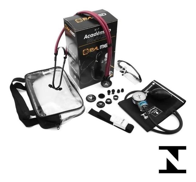 Imagem de Kit Enfermagem Acadêmico Pamed Completo Garantia Mod. Black