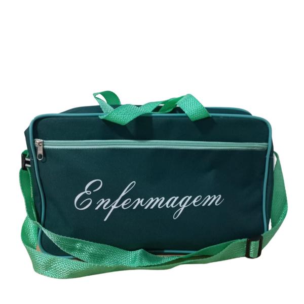 Imagem de Kit Enfermagem Com Esteto Esfigmo E Bolsa Verde