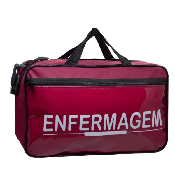 Imagem de Kit Enfermagem Completo Bolsa Estagio Aparelho Pressao Estetoscopio Esteto Rappaport