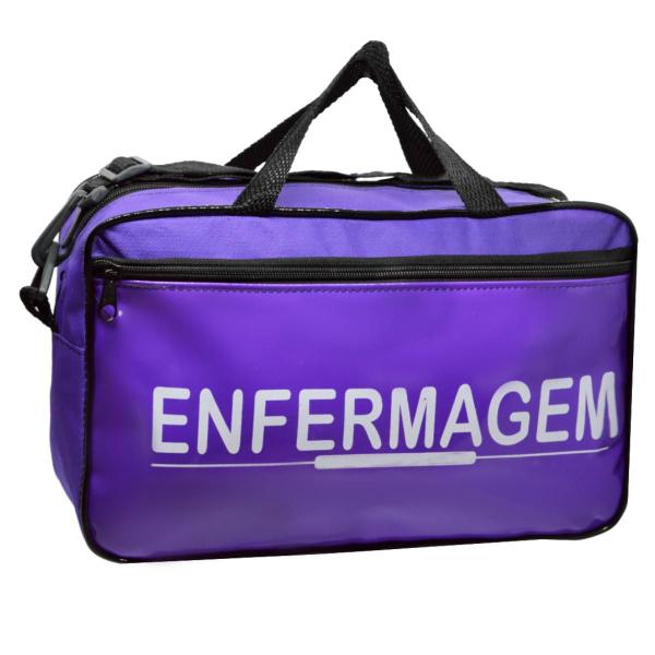 Imagem de Kit Enfermagem Completo Bolsa Estagio Aparelho Pressao Estetoscopio Esteto Rappaport