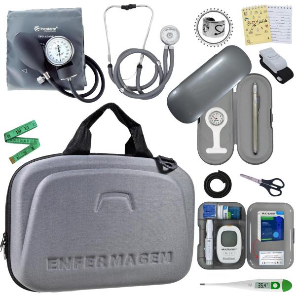 Imagem de Kit Enfermagem Estagio Super Luxo Completo Especial Incoterm