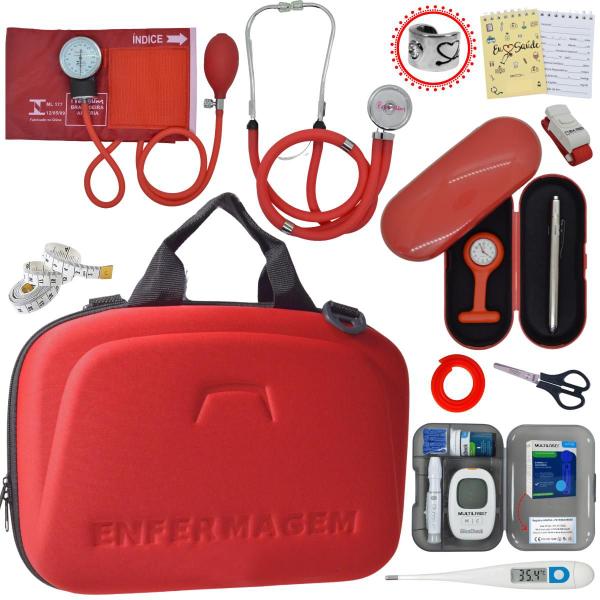 Imagem de Kit Enfermagem Estagio Super Luxo Completo  Especial Premium