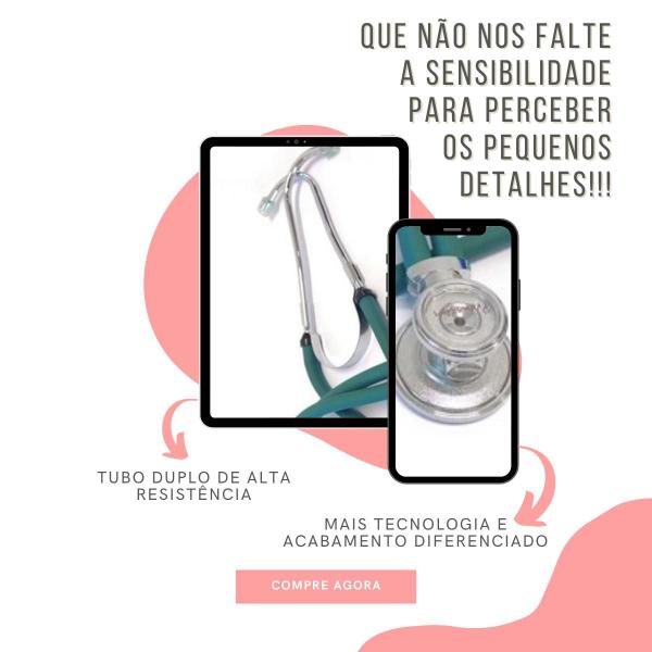 Imagem de Kit Enfermagem Transparente Medidor Glicose Aparelho Pressao Estetoscópio Multi Premium