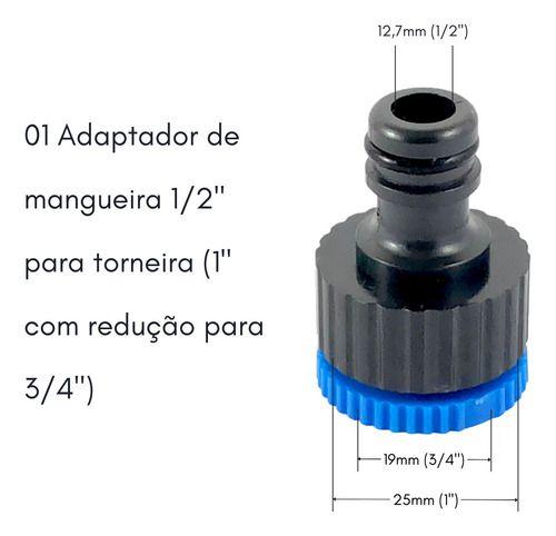 Imagem de Kit Engate Rápido Para Mangueira 1/2 Polegada Jardim horta