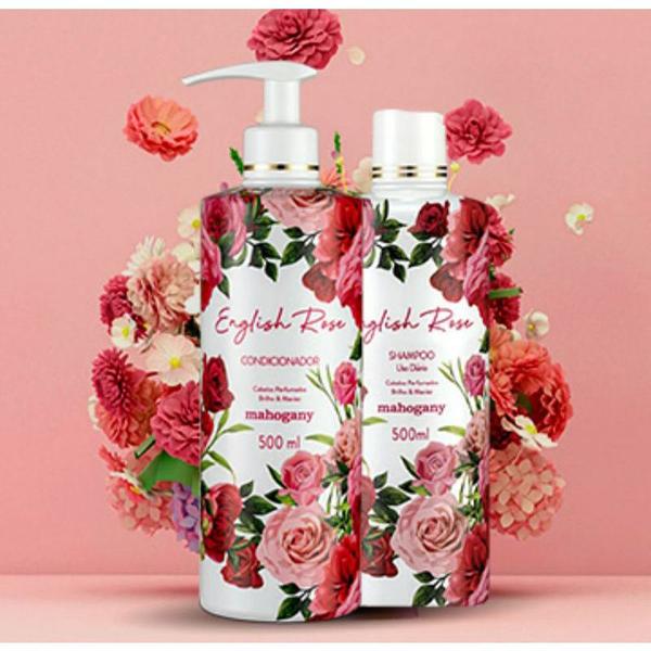 Imagem de Kit English Rose Mahogany Shampoo 500ml + Condicionador 500ml