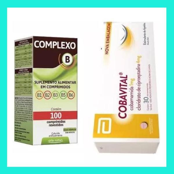 Imagem de Kit engordar Cobavital + Complexo b Vitamina para engordar