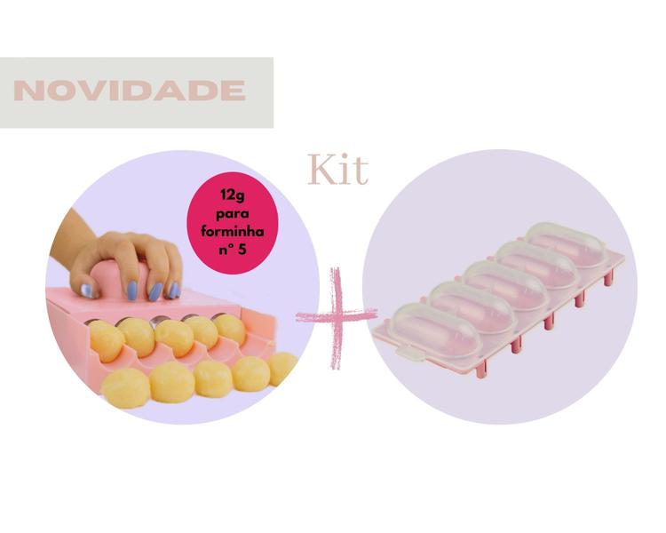 Imagem de Kit Enrolador de Doces 12g e Chocalho p/ Confeitos 