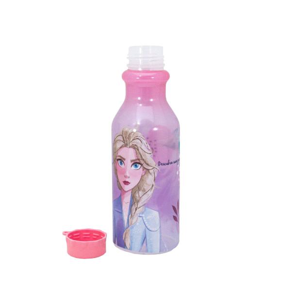 Imagem de Kit Escolar Garrafa de Água Infantil 500 ML e Porta Escova de Dente Infantil Plasutil