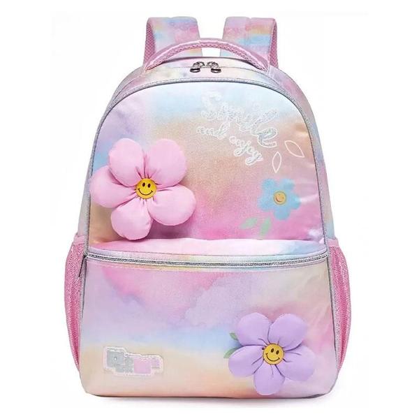 Imagem de Kit Escolar Infantil 3 Peças Pack Me Daisy Rosa - Pacific