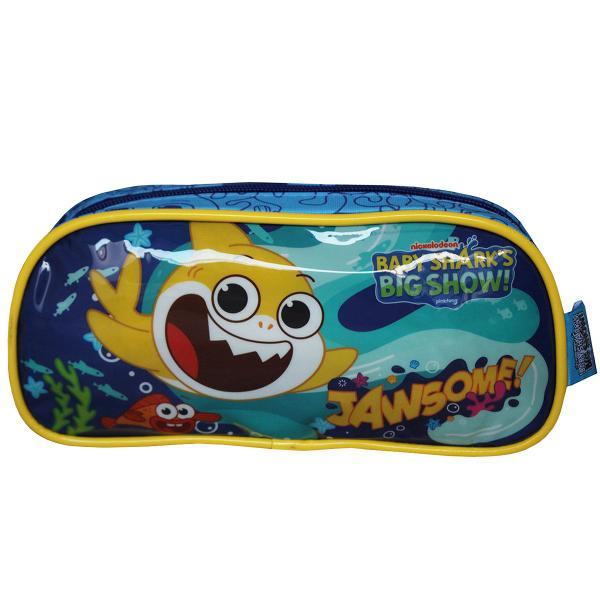 Imagem de Kit Escolar Infantil Mochila De Rodinhas Baby Shark Com Estojo Youtube