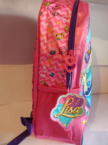 Imagem de Kit escolar infantil Mochila em alto relevo+ lancheira