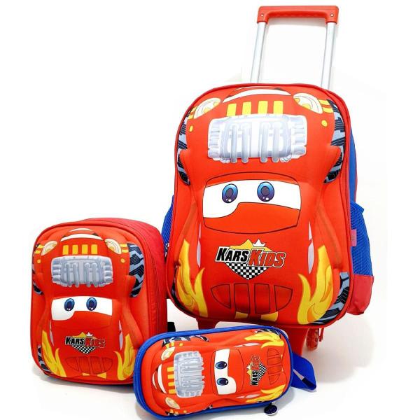 Imagem de Kit Escolar Mochila de Roda 3 Peças MCK4513