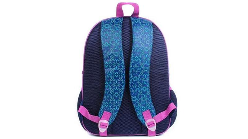 Imagem de Kit Escolar Princesas Disney Paetê Mochila + Lancheira