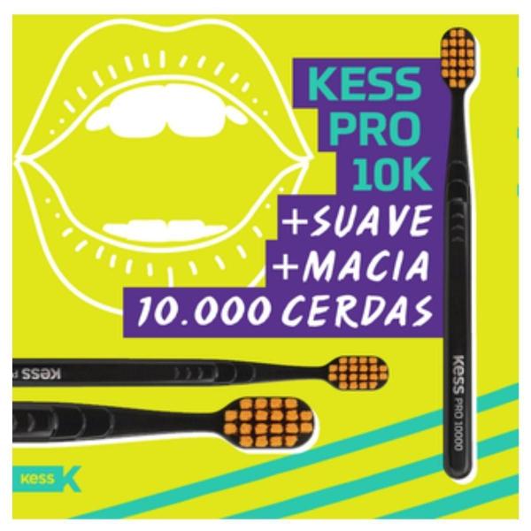 Imagem de Kit Escova Dental Extra Macia Kess Pro 10K Belliz ul C/4