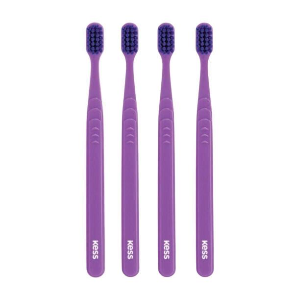 Imagem de Kit Escova Dental Extra Macia Kess Pro Pocket Belliz Roxo