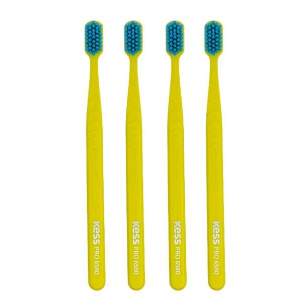 Imagem de Kit Escova Dental Extra Macia Kess Pro Pocket Belliz Verde