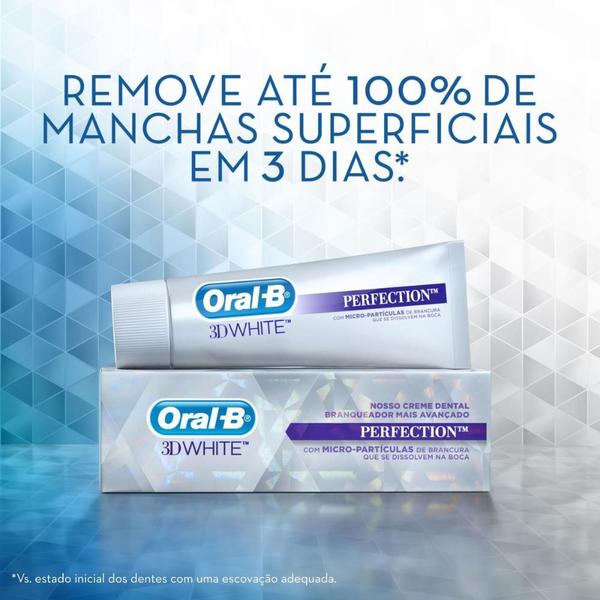 Imagem de Kit Escova Elétrica Oral-B Vitality Precision Clean - 110v + Creme Dental Oral-B 3D White Perfection 102g