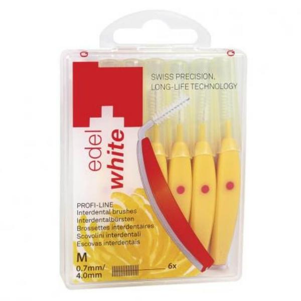 Imagem de KIT Escova Interdental Amarela  4.0mm  18 unidades  Edel White