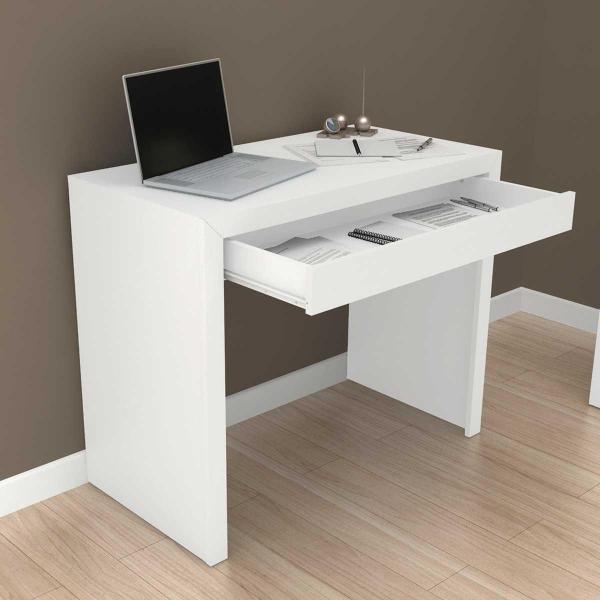 Imagem de Kit Escritório Home Office Com Mesa Gaveta e Estante Br