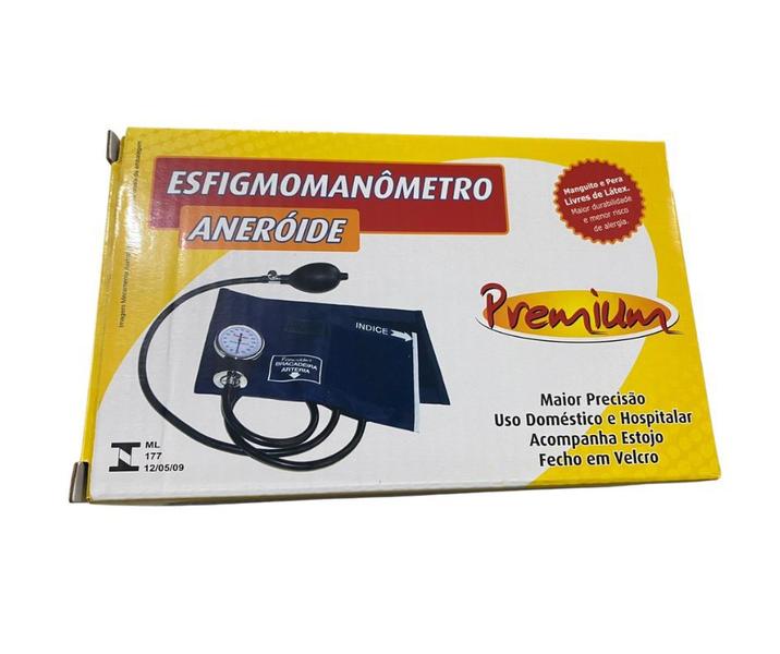 Imagem de Kit Esfigmomanômetro + Estetoscópio Premium - Adulto