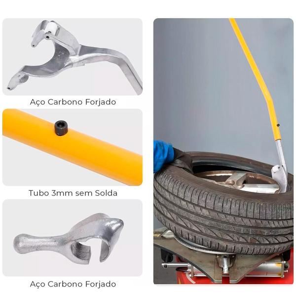 Kit Espátula Naja Borracharia Truck Desmontar E Montar Pneus - Charbs Imagem de Kit Espátula Naja Borracharia Truck Desmontar E Montar Pneus