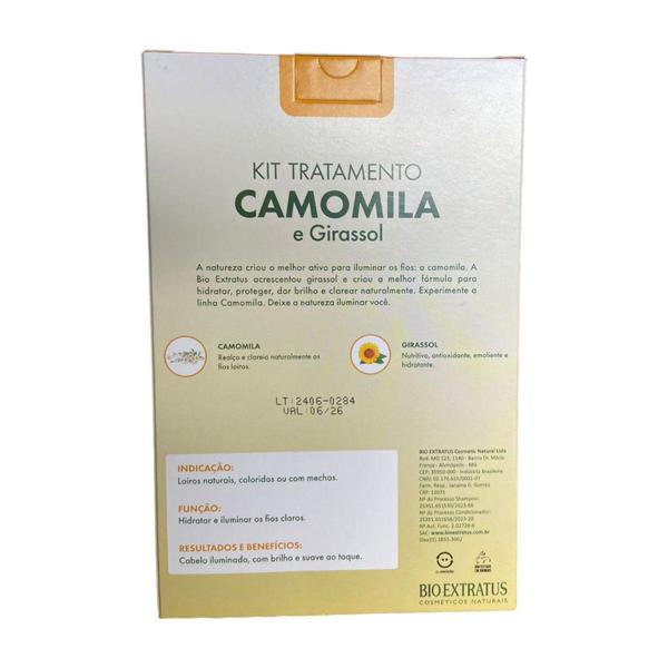 Imagem de Kit Especial Camomila 1 Shampoo 250ml 1 Condicionador 150ml Bio Extratus - BIOEXTRATUS