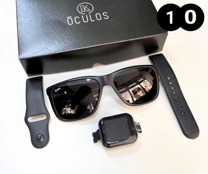 Imagem de Kit especial de natal (oculos de sol + relógio smart watch)