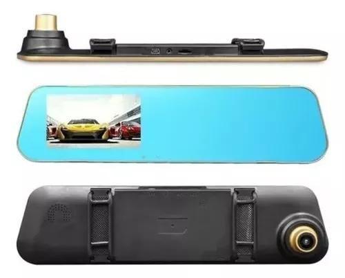 Imagem de Kit Espelho Retrovisor Com Duas Cameras Lcd 4.3 1080 Full Hd MTM-143 Tomate