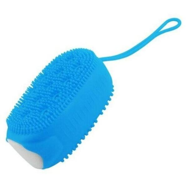 Imagem de Kit Esponja de Banho Flexível Em Silicone Da Pele, Escova Bucha Esfregão Costa Todo Corpo CORES SORTIDAS