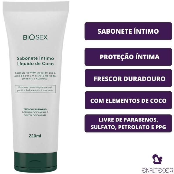 Imagem de Kit Espuma Intima Sem Enxague e Sabonete Liquido Biosex