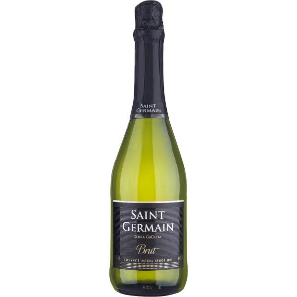 Imagem de Kit espumante aurora saint germain brut branco 660ml c/2 taças