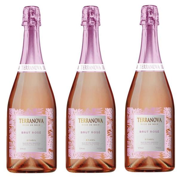 Imagem de Kit Espumante Brasileiro Miolo Terranova Brut Rosé