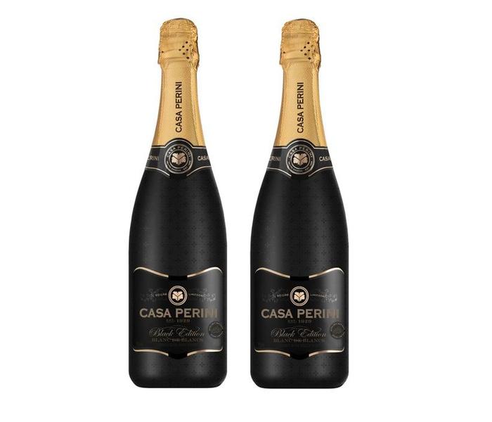 Imagem de Kit Espumante Casa Perini Black Edition Extra Brut 750ml 2un