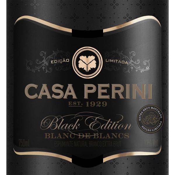 Imagem de Kit Espumante Casa Perini Black Edition Extra Brut 750ml 3un