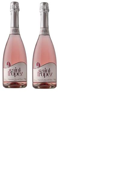 Imagem de Kit Espumante Saint Tropez Moscatel Rosé 750ml 2 unidades