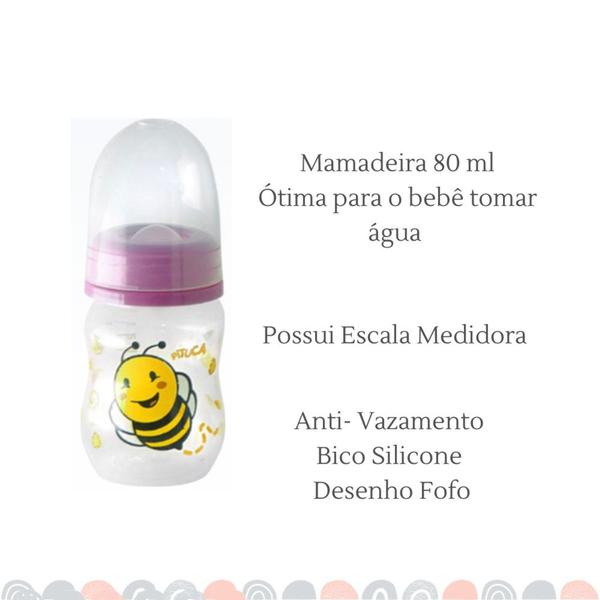 Imagem de Kit Essencial Para Bebê ( Kit Higiene Mamadeira 240ml Mamadeira 80ml Chupeta )