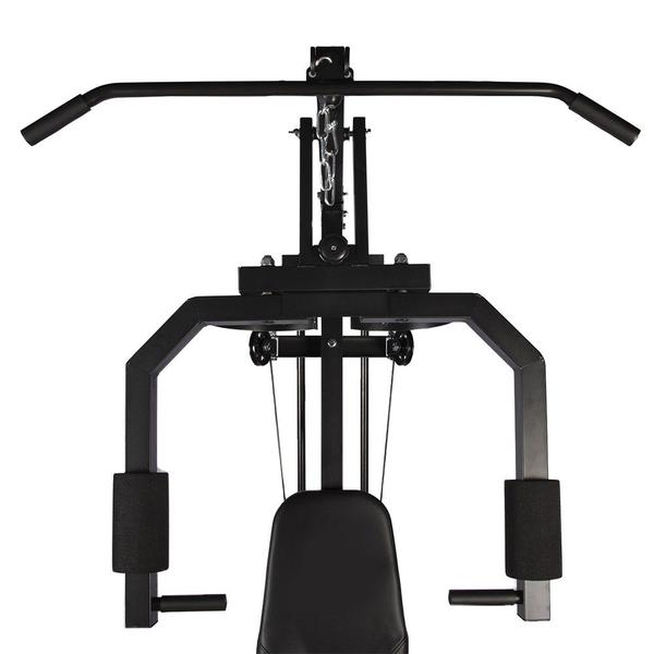 Imagem de Kit Estação de Musculação 66kg + 5 Mini Band Bonafit Preto