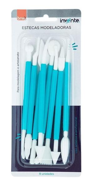 Kit Estecas Modeladoras Artesanato Massas Argila Modelagem - Brw Imagem de Kit Estecas Modeladoras Artesanato Massas Argila Modelagem