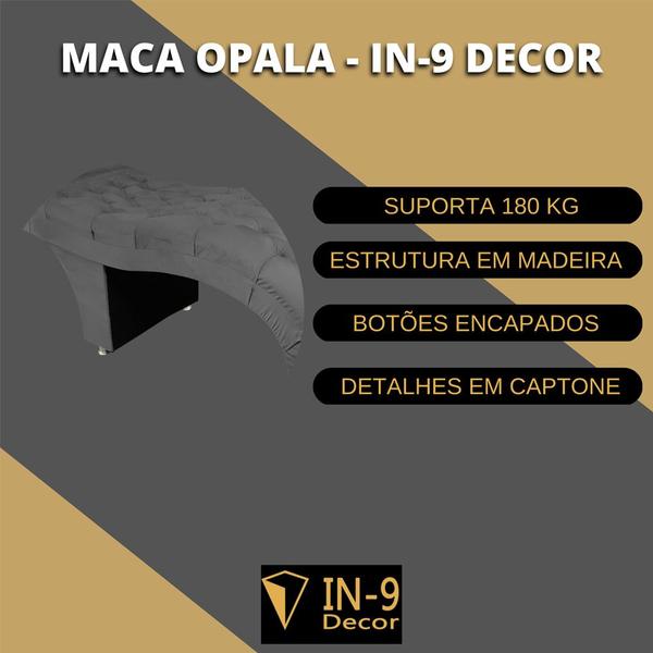 Imagem de Kit estéticista maca de luxo 60 cm - IN-9 Decor