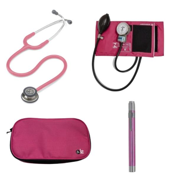 Imagem de Kit Estetoscopio Littmann + esfigmo + case + Laterna - Cores Variadas