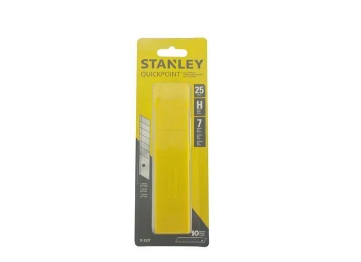 Imagem de Kit Estilete Stanley 25Mm Fatmax + 10 Lâminas De Reposição