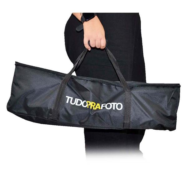 Imagem de Kit Estúdio Fotográfico 2 Octabox Softbox 55cm Completo  com Grid, Soquete E27 Tripé e Bolsa - 5 peças