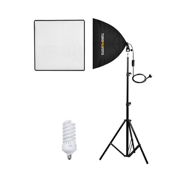 Imagem de Kit Estúdio Iluminação Júpiter 50X50 Tudoprafoto 3 Pçs 220V