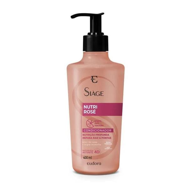 Imagem de Kit Eudora Siàge Nutri Rosé Shampoo 400ml + Condi 400ml